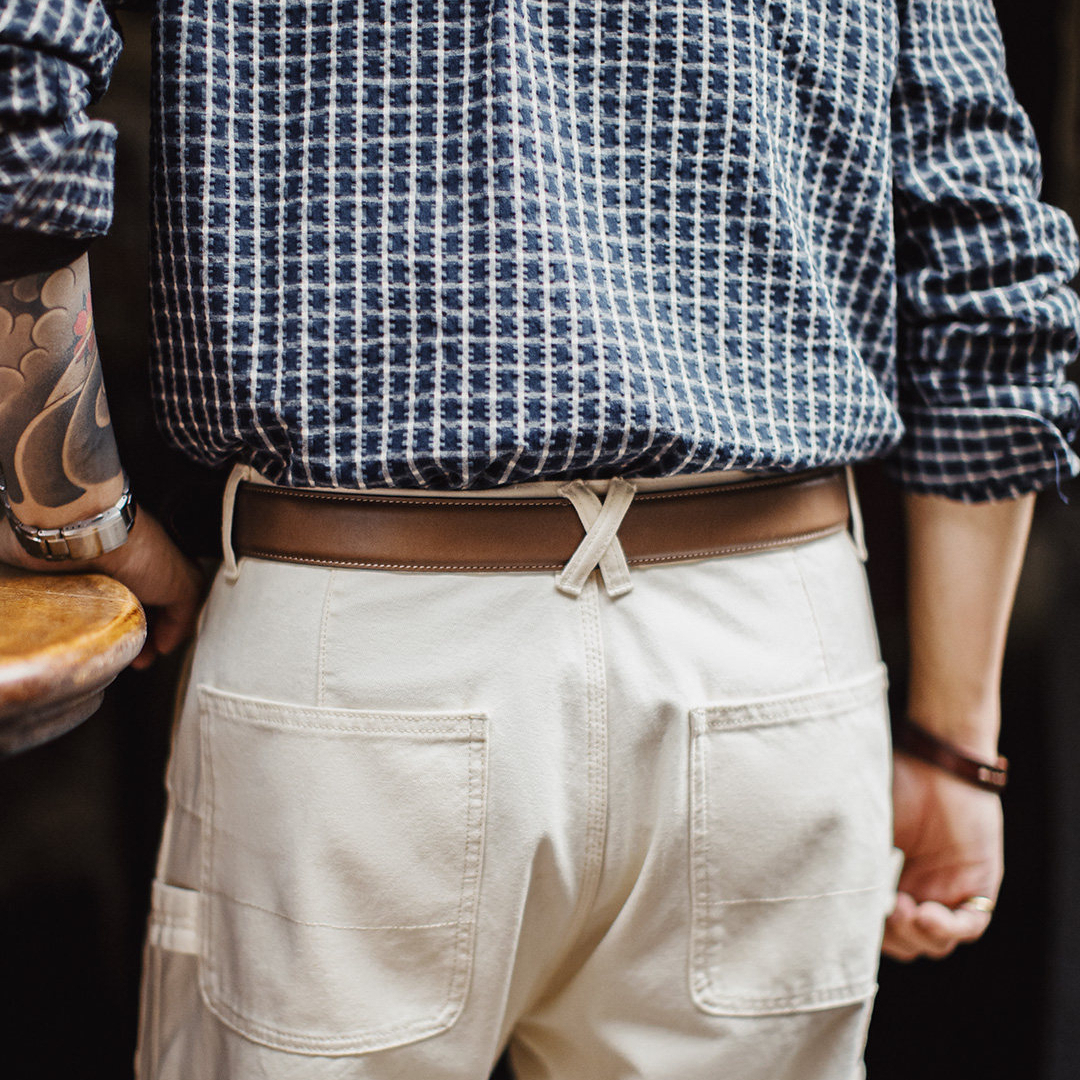 American Retro Chieftain Top Layer Cowhide Belt