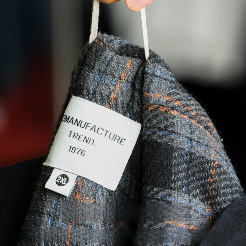 Hooded cardigan jacket, men's loose vintage zipper casual hoodie