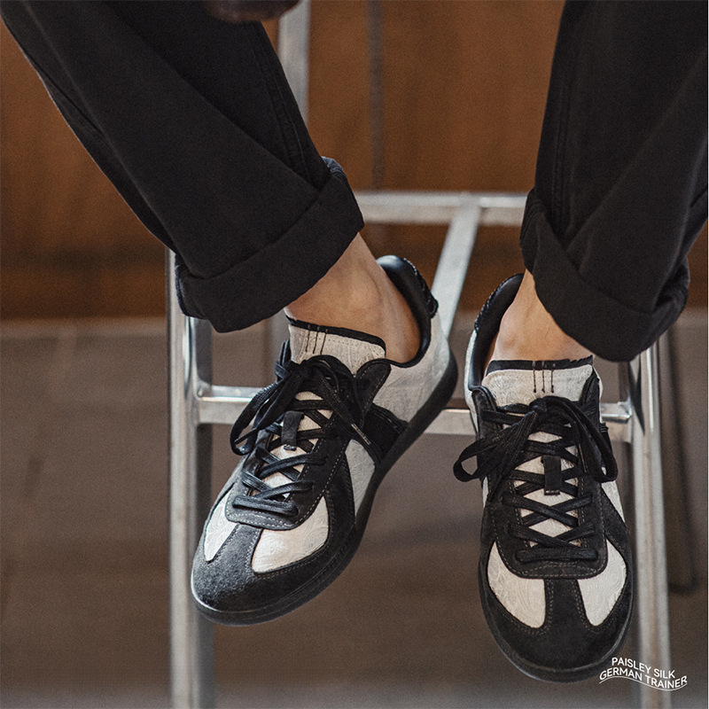 Maden Silk Moral Training Small Group Retro China-Chic Style Leisure Sports Versatile Flat Bottom Low Top Board Shoes