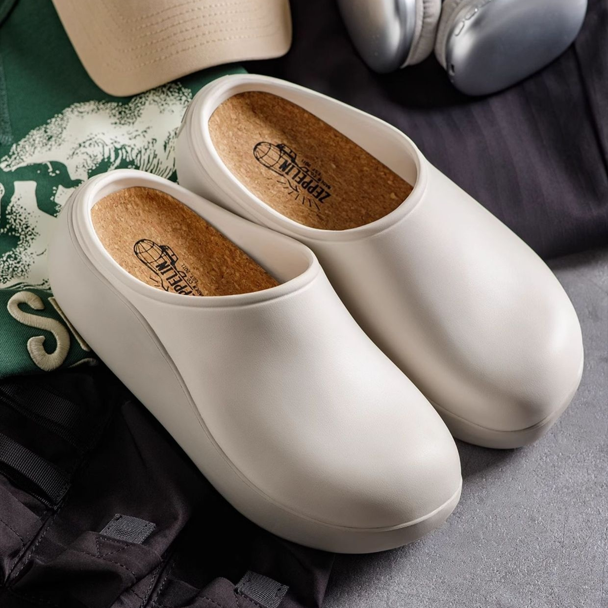 Men's Summer New Thick Bottom Water wading Half Head Outdoor Beach Sandals