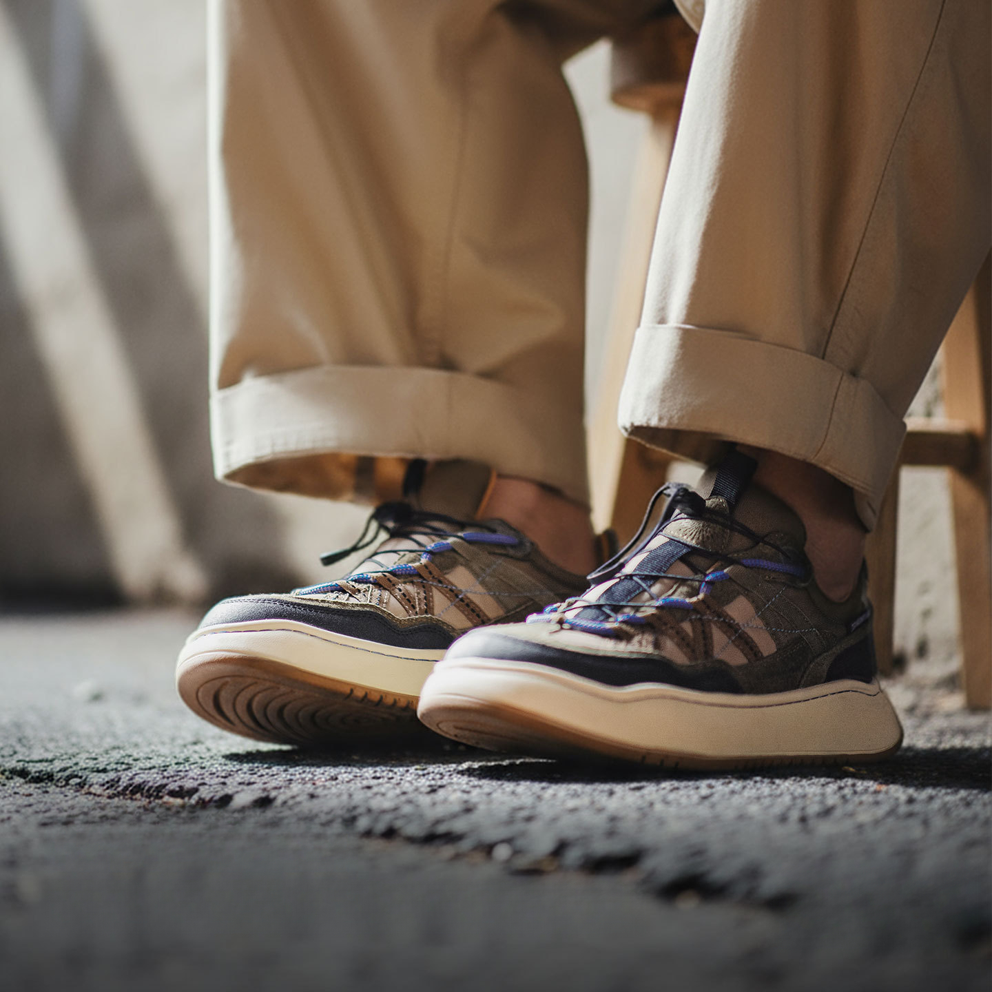 New Men'S Thick Soled Height Increasing Mountain Functional Style Sports And Leisure Shoes