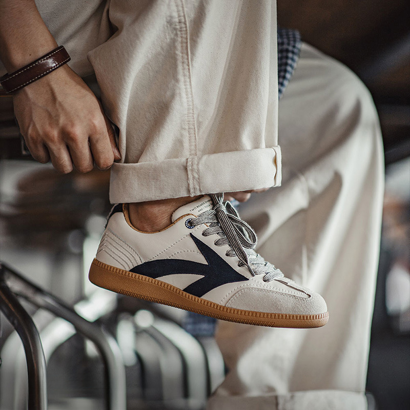 Maden retro summer new versatile flat bottomed Forrest sports casual white shoes