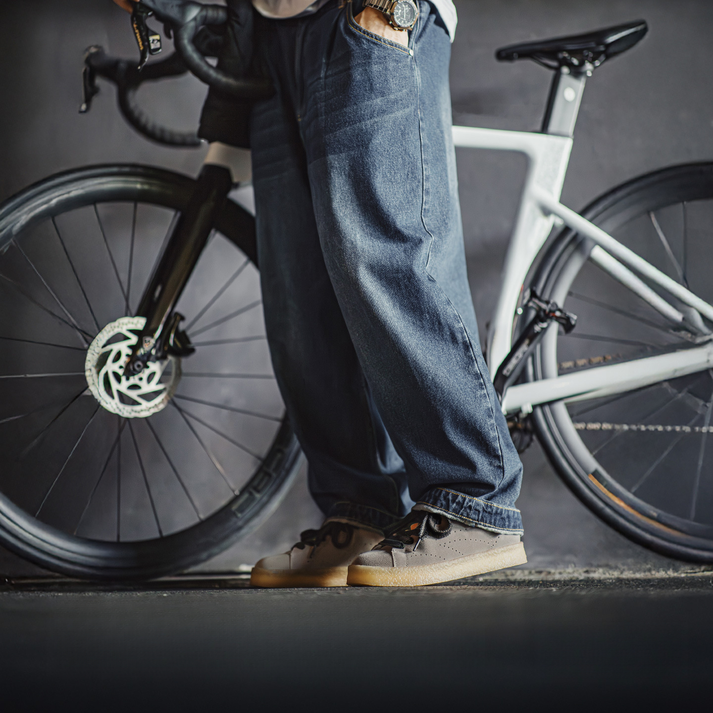 Summer new men's pure gray retro made casual shoes