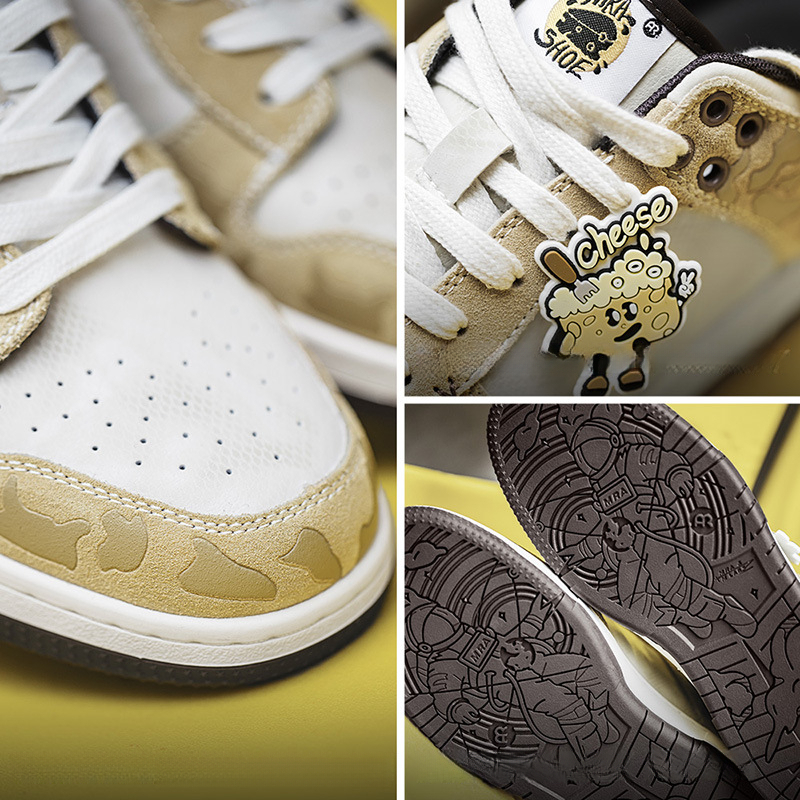 2025 New Niche Design Vintage Thick Soled Sports And Leisure Cheese Shoes