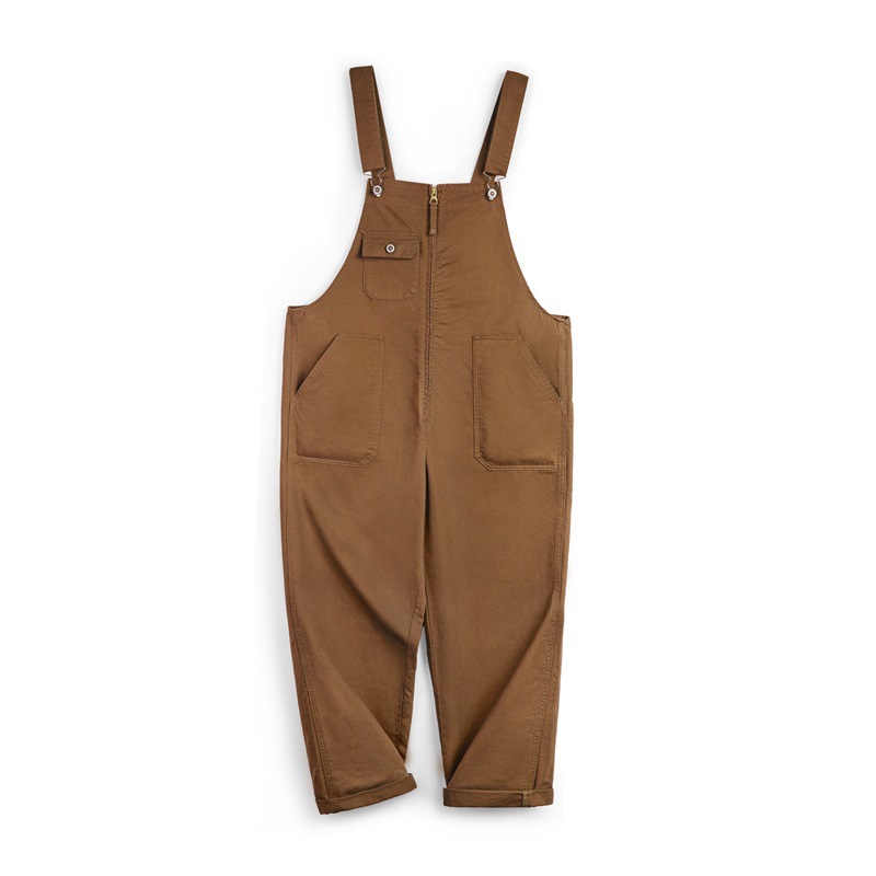 Maden retro navy deck strap pants amikaji strap casual straight leg jumpsuit