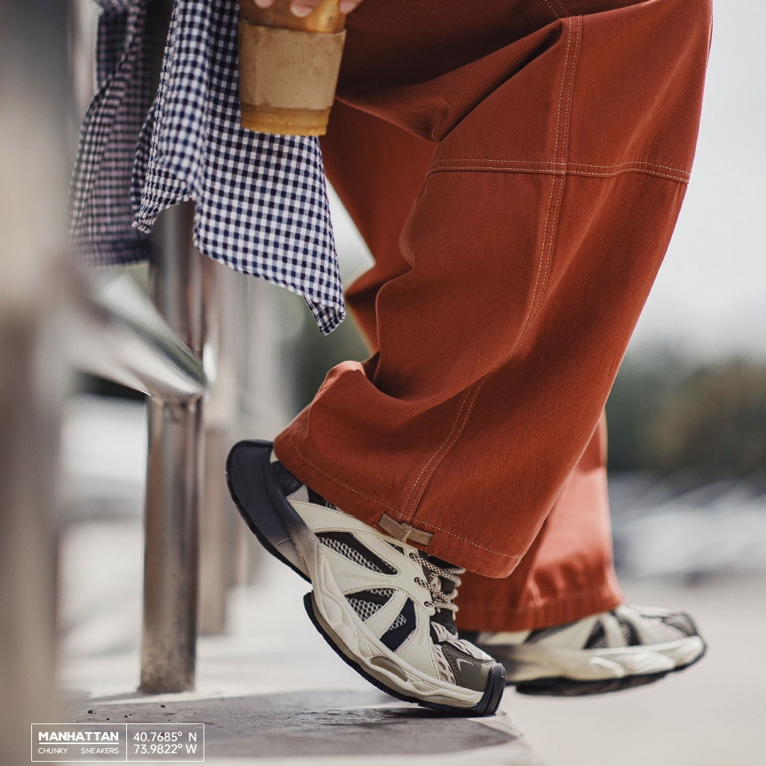 Manhattan Gradient Winter New Men's Thick-Soled Retro Sports Casual Shoes