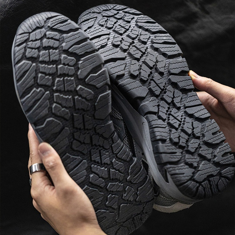 Retro Shark Teeth Men's New Thick Bottom Sports and Leisure Mesh Shoes