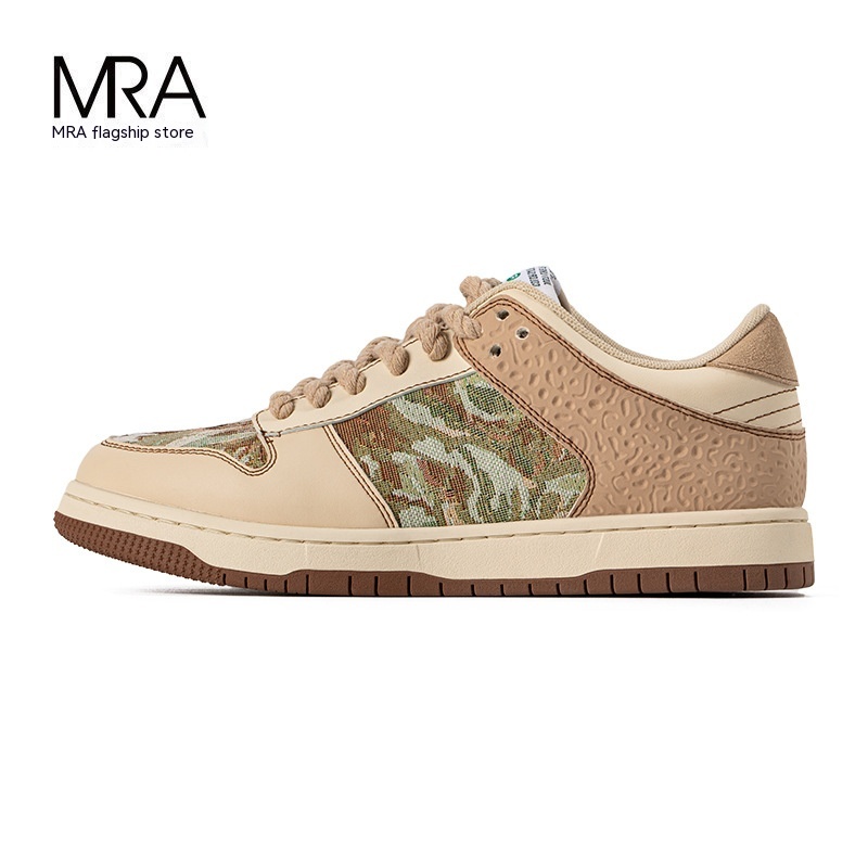 Maden Secret Forest Oil Painting Board Shoes Breathable Thick Sole Sports and Casual Trendy Shoes