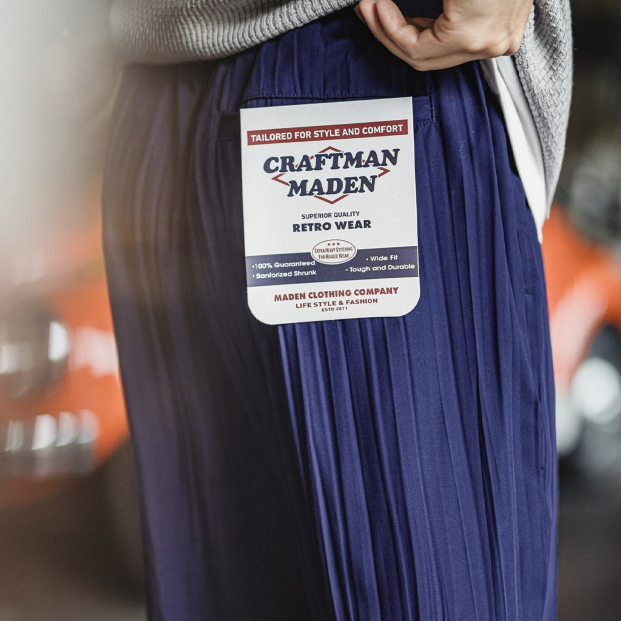 Japanese pleated casual thin breathable drawstring hanging pants