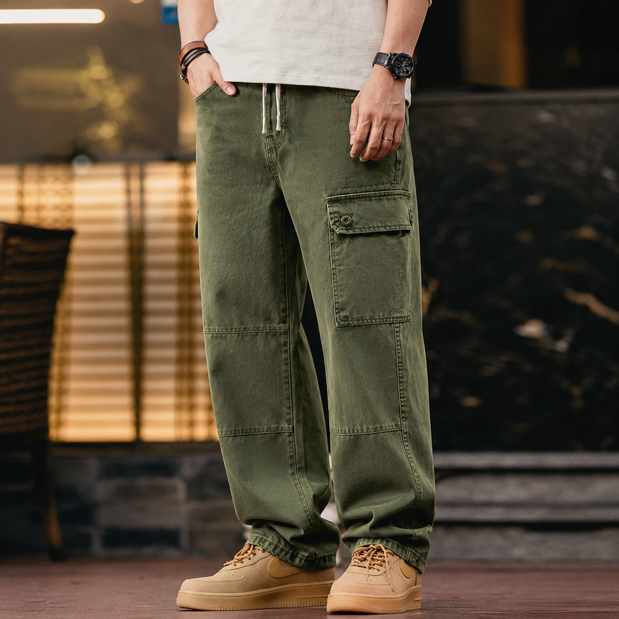  Cargo Tactical Pants Army Green Multi-pocket Breathable Trousers Consuls Military Commando Training Trousers Techwear
