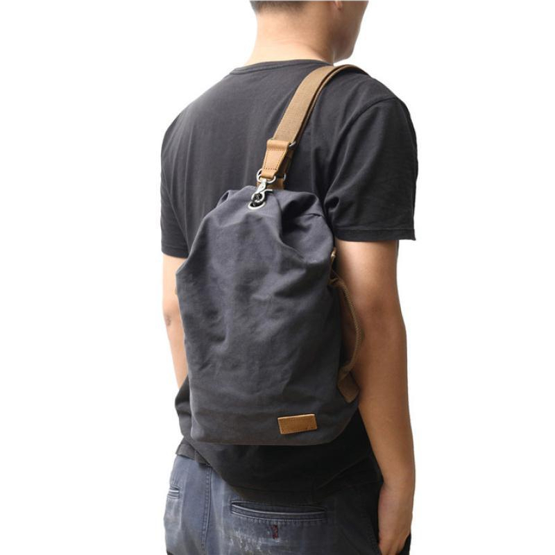 Japanese retro fashion casual outdoor canvas crossbody bag