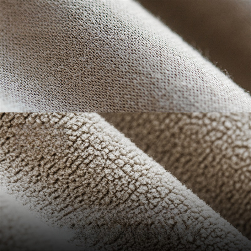 Maden casual half zip stand up collar with fleece hoodie, cleanfit fleece pullover top