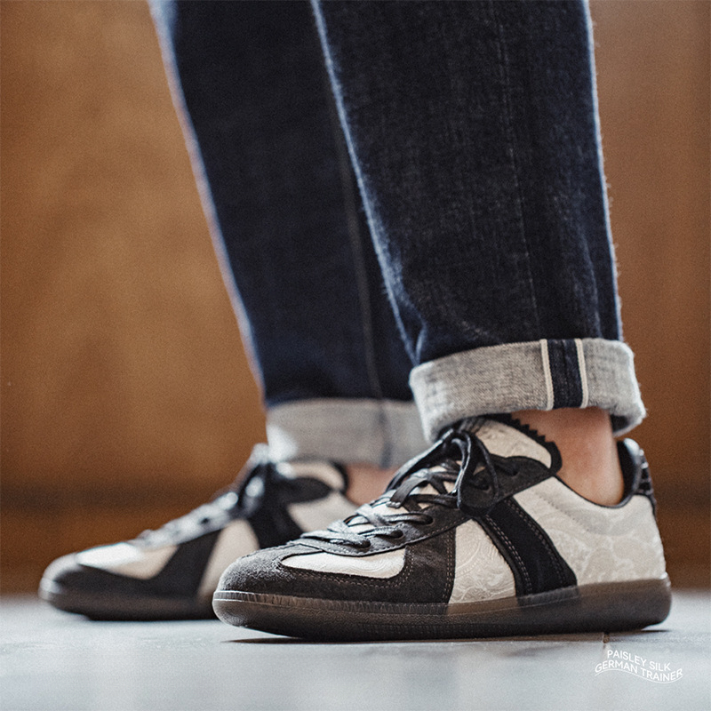 Maden Silk Moral Training Small Group Retro China-Chic Style Leisure Sports Versatile Flat Bottom Low Top Board Shoes