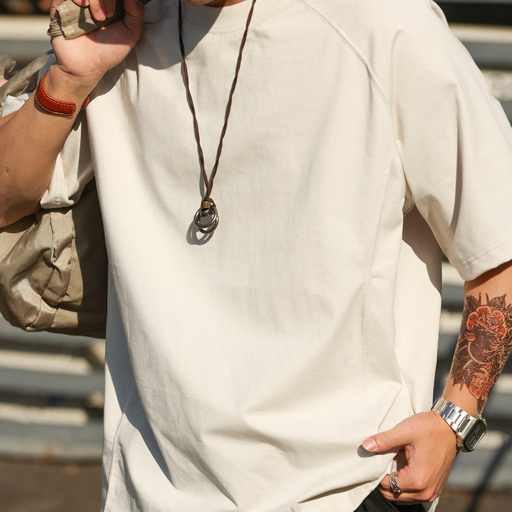 American Casual Breathable Antibacterial Men's T-Shirt