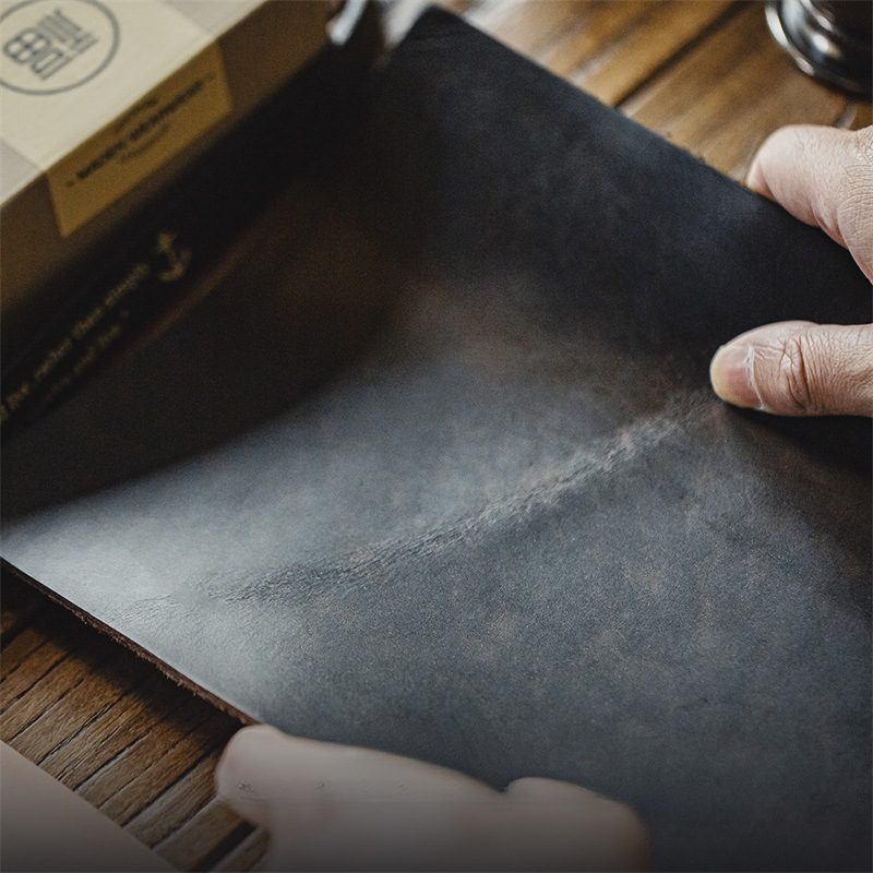 Maden retro black top layer cowhide Amikage needle buckle waist chain accessory leather belt