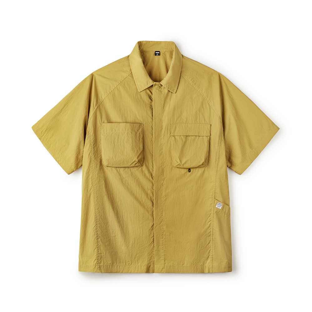 Summer mountain outdoor quick drying thin pocket shirt