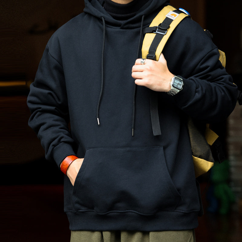 Casual 480g Heavyweight Hooded Sweatshirt Loose Cotton Terry Bottom cleanfit Sport Hoodie