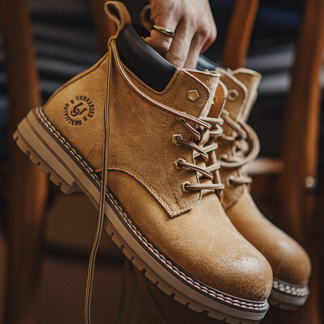 Autumn 2025 New Men'S Casual Mid Top Outdoor American Retro Martin Boots