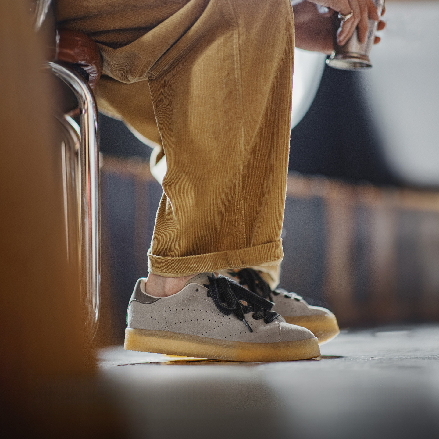 Summer new men's pure gray retro made casual shoes