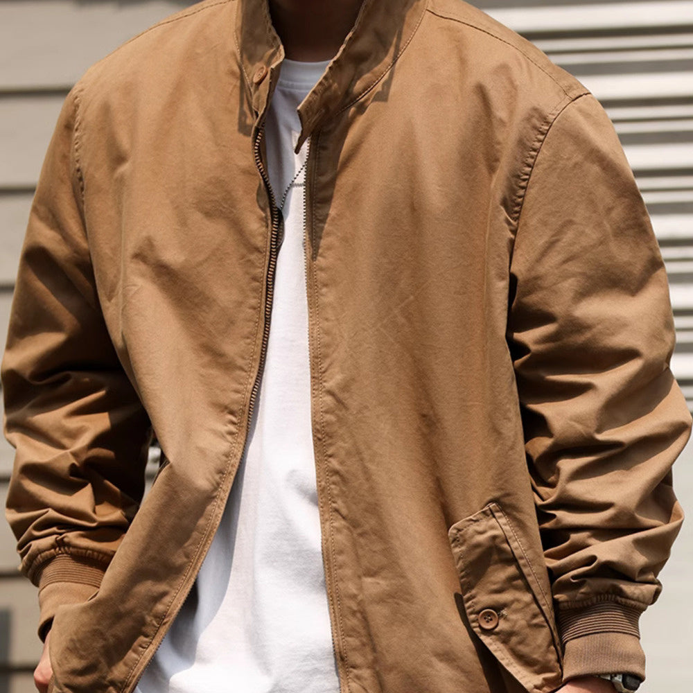 BGYO American Harrington G9 standing collar flight jacket men's spring