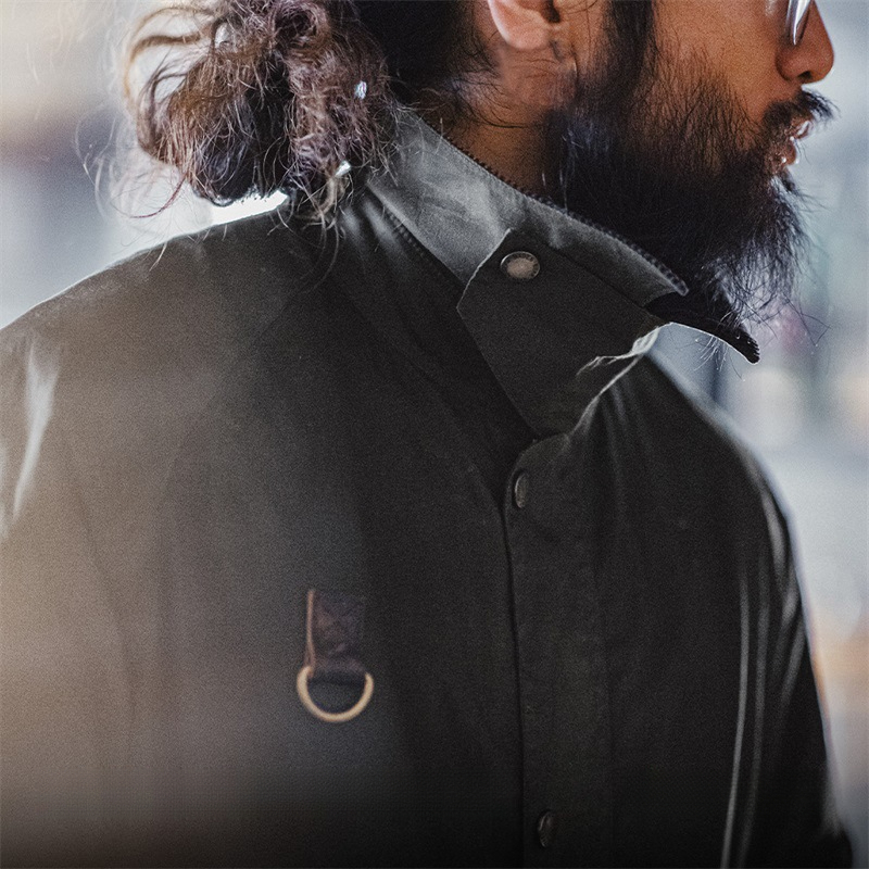 Maden vintage Spey oil wax fishing jacket vintage vintage outdoor lapel jacket