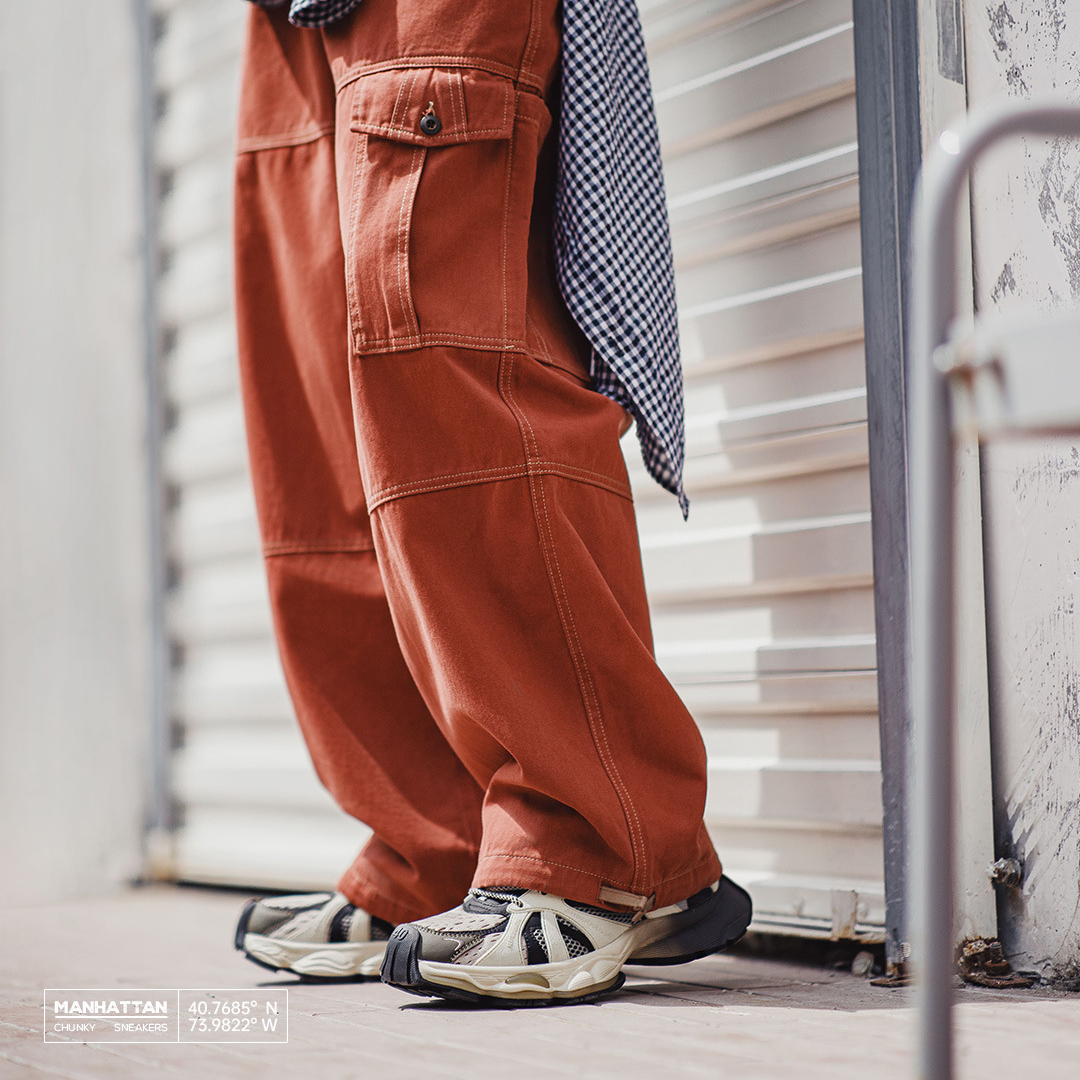 Manhattan Gradient Winter New Men's Thick-Soled Retro Sports Casual Shoes