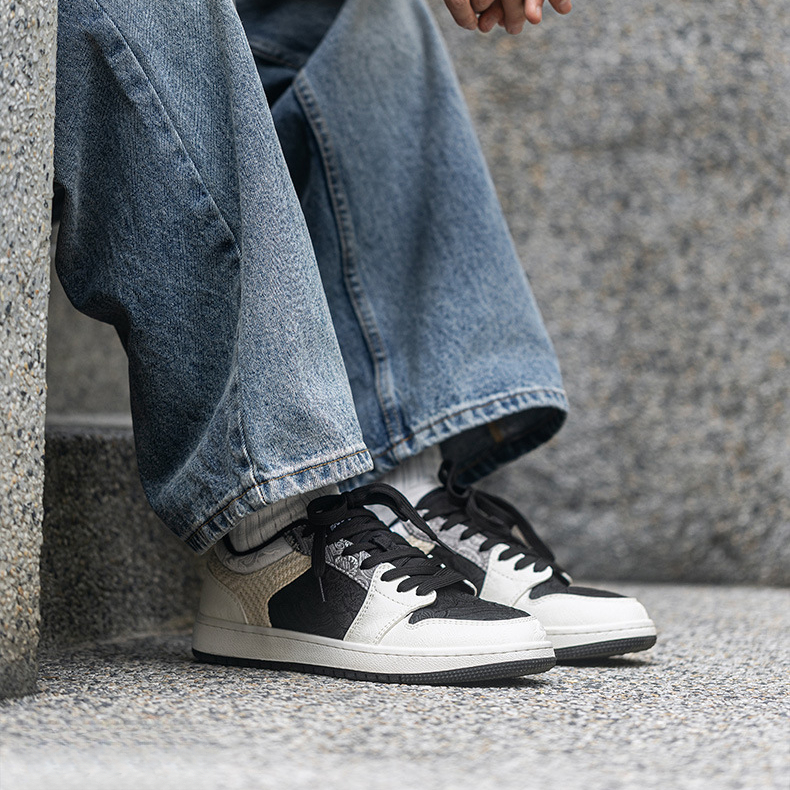Summer new retro panda color breathable sports and leisure shoes