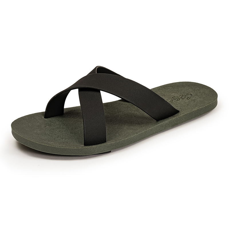 Maden Instagram influencer trend casual outdoor wear all rubber sandals and slippers