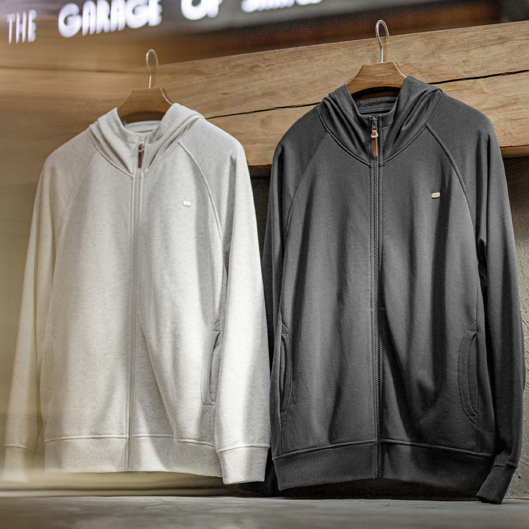 American Casual Gray Loose Fitting Raglan Sleeve Long Sleeved Jacket