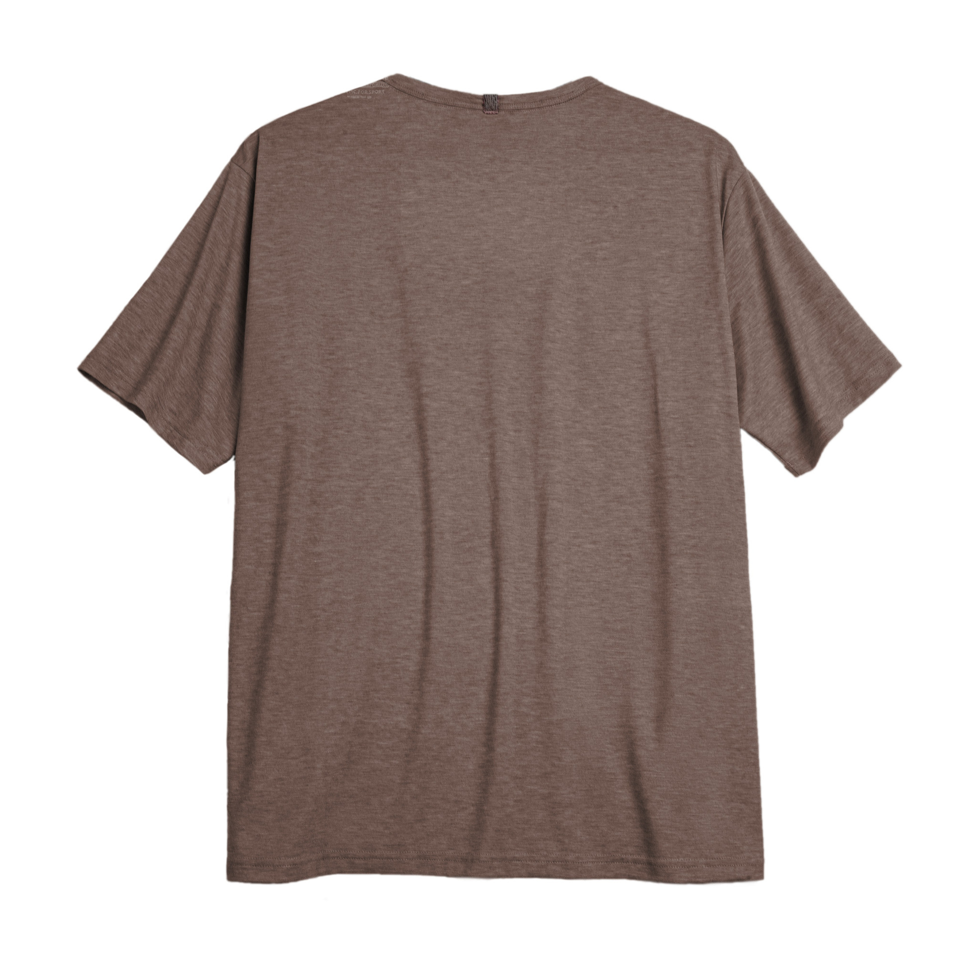 Maden casual blend seamless thin breathable solid round neck with short sleeved T-shirt