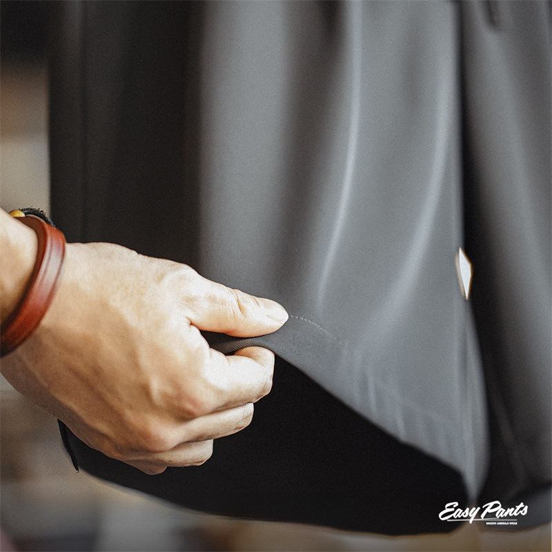 Maden Casual Easypants No iron, wrinkle resistant, sagging, loose fitting straight leg capris