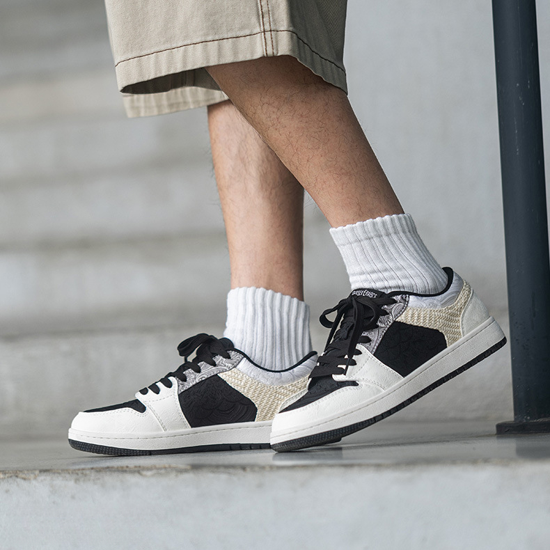 Summer new retro panda color breathable sports and leisure shoes