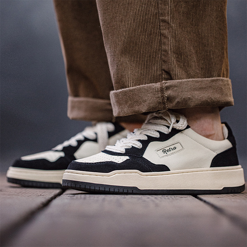 Maden black and white panda sports and leisure low cut original niche versatile trendy shoes