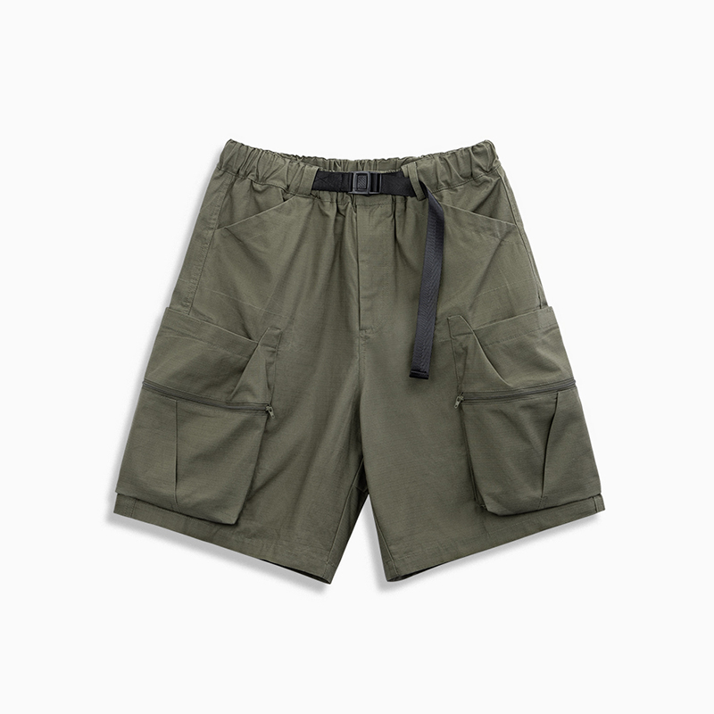 American retro thin style wasteland style large pocket workwear shorts