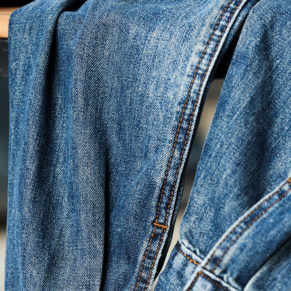 Sailuo Textile Denim Outdoor Color Contrast Splicing Pocket workwear Shirt Jacket