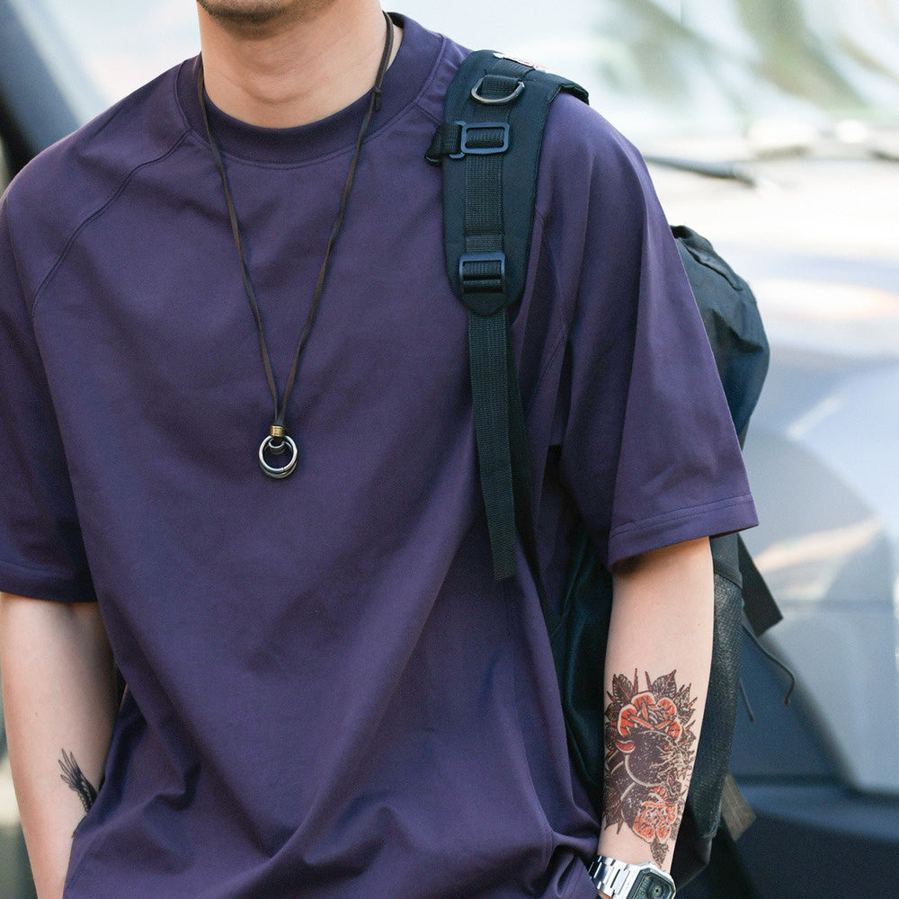 American Casual Breathable Antibacterial Men's T-Shirt