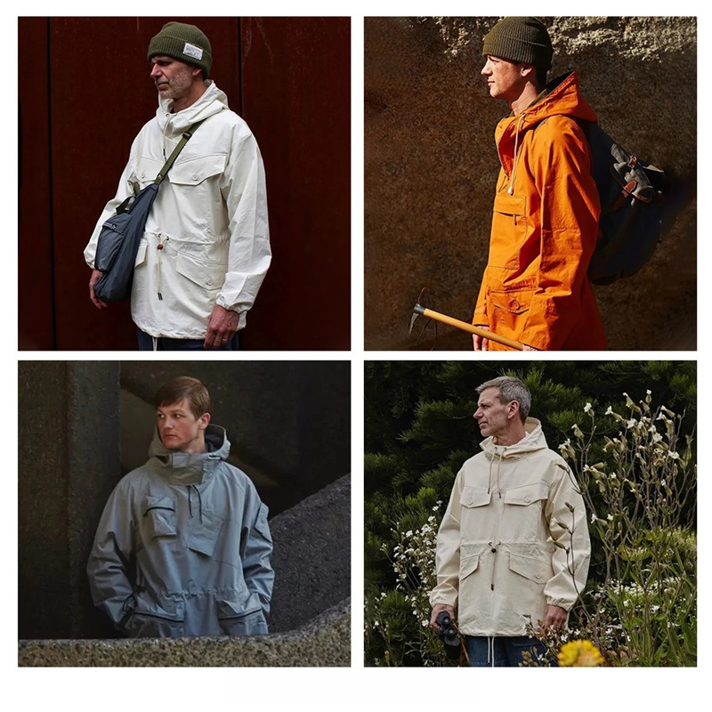 Maden Vintage SMOCK Deck Suit Sweater Outdoor Windproof Hooded Coat