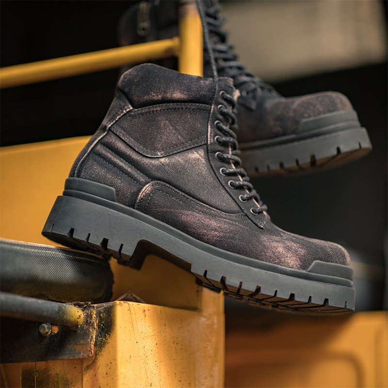 Maden Winter New Classic Retro Work Boots Men's Boots Round Headed Martin Boots