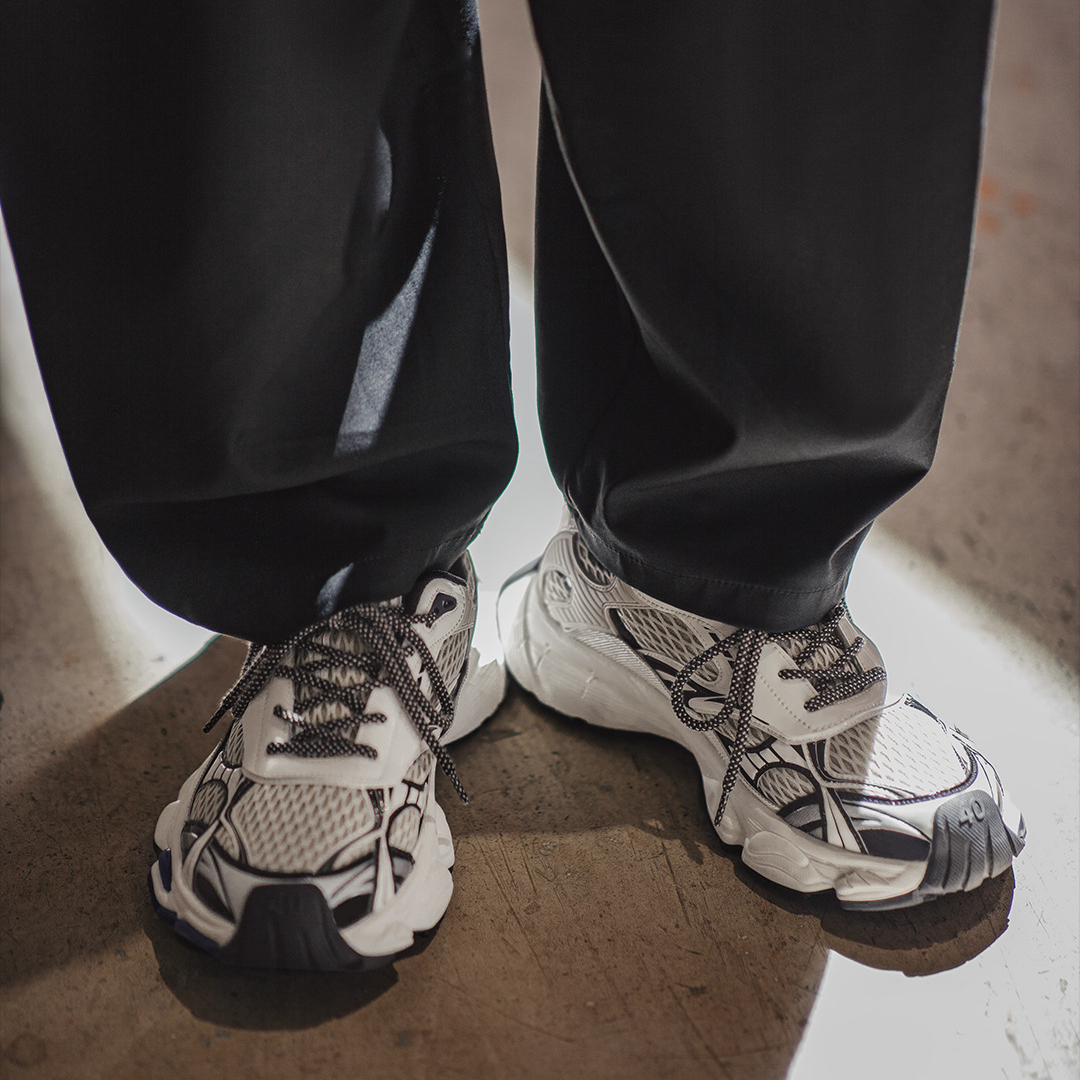 Manhattan Men's 2025 Autumn New Thick soled Mesh Height Increasing Sports and Leisure Shoes