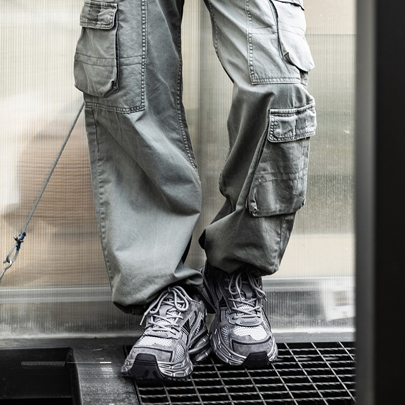 Mech Style Breathable Silver Retro Thick Soled Height Increasing Sports Shoes