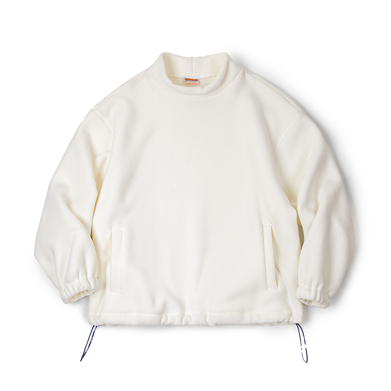 MADEN Casual Fleece Sweater Stand Collar Cityboy Loose and Idle Hooded Pullover
