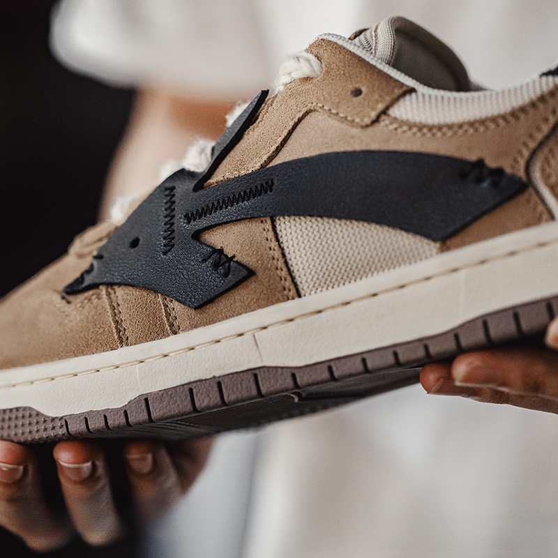 Maden retro design trendy shoes, low cut breathable casual sports retro versatile board shoes