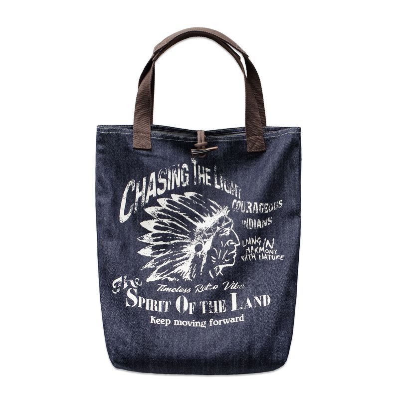 American Retro Denim Large Capacity Commuting Shoulder Bag For Making Old Handbags