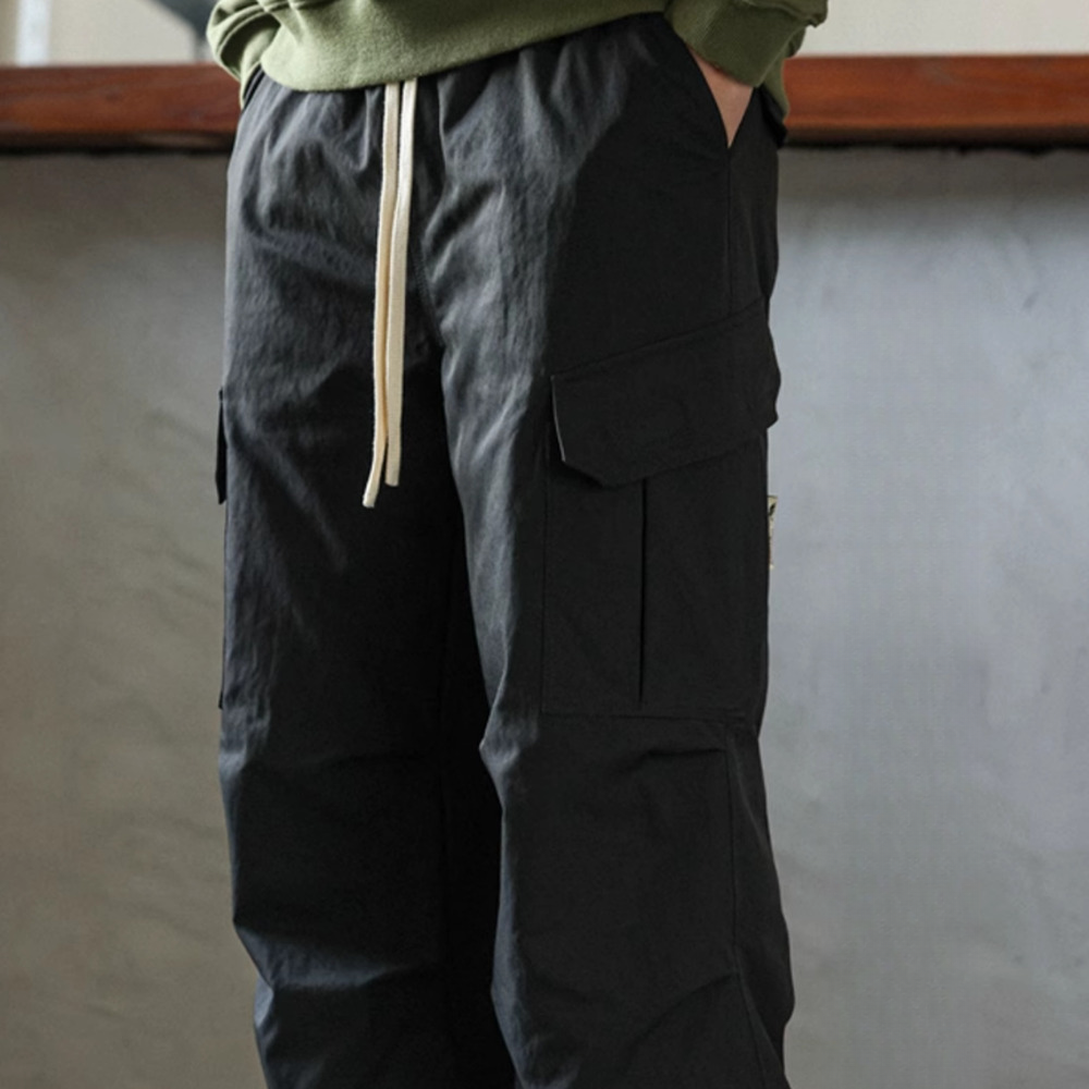 winter outdoor workwear down pants men's warm sports side pocket desig