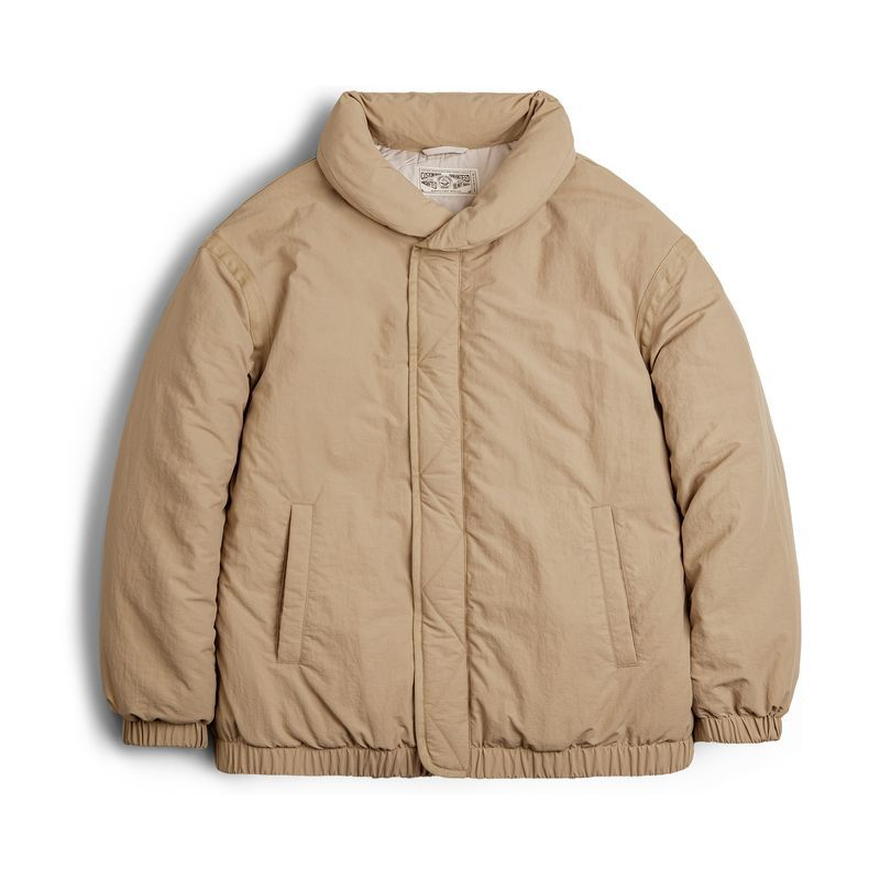 Maden retro green fruit collar thickened cotton jacket stand-up collar warm cold bread clothing jacket