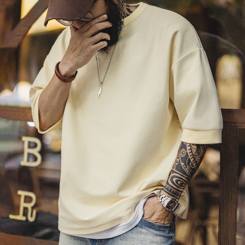 American casual loose cotton Cityboy hanging breathable T-shirt