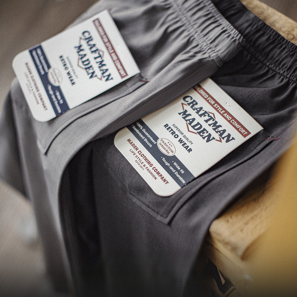 American casual cleanfit vintage grey commuting thin pants