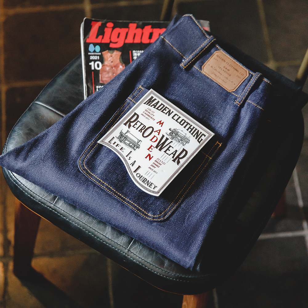  Pepper Salt Original Cow Jeans Amikaki Denim Red Ear Straight Sleeve