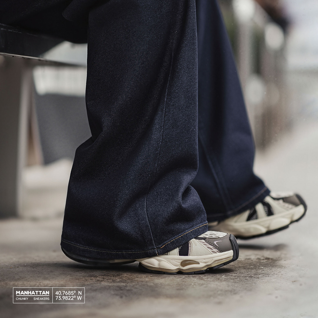 Manhattan Gradient Winter New Men's Thick-Soled Retro Sports Casual Shoes