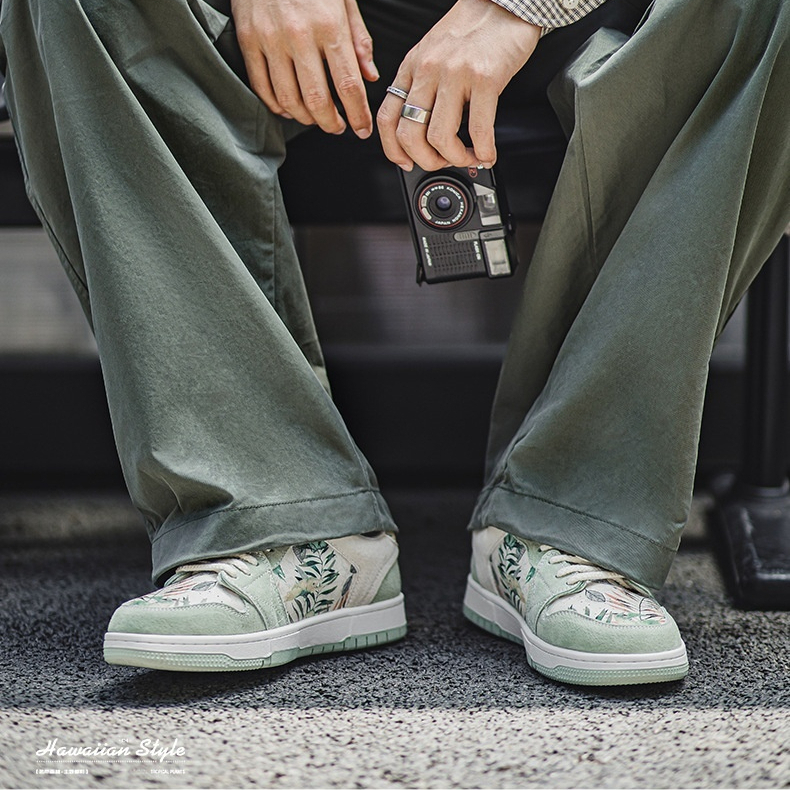 2025 New Men's Tropical Rainforest Printed Sports and Leisure Shoes